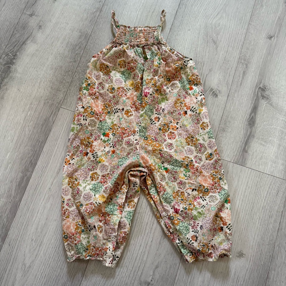 Bonpoint Multicolor Floral Dress
